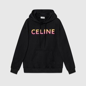 Celine Letters Rainbow Gradient Hooded Sweaters